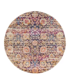 Rug Culture Mirage Zolan Transitional Multi Round Rug