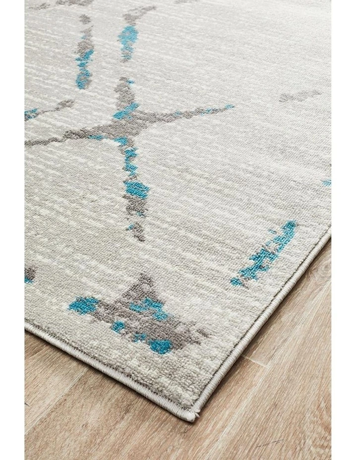 Rug Culture Kendall Contemporary Diamond Rug Grey Blue 2 Rug Culture Kendall Contemporary Diamond Rug Grey Blue - Image 2