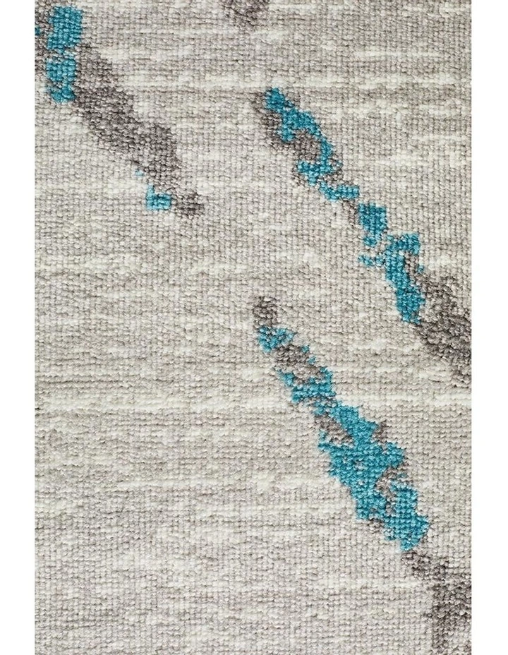 Rug Culture Kendall Contemporary Diamond Rug Grey Blue 5 Rug Culture Kendall Contemporary Diamond Rug Grey Blue - Image 5