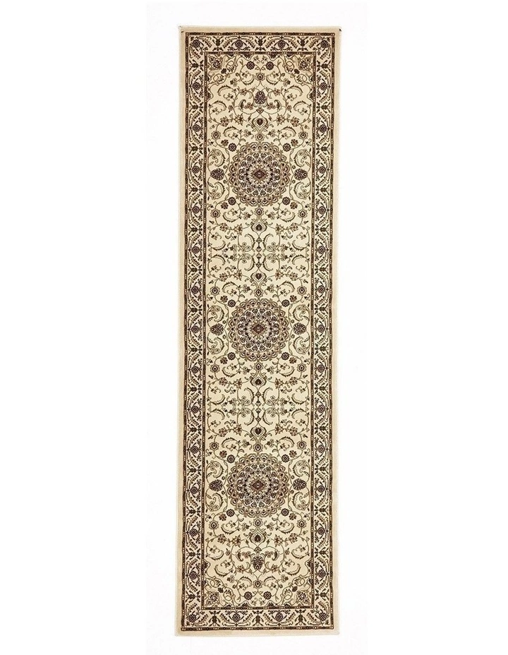 Rug Culture Sydney Collection Medallion Rug Ivory with Ivory Border 1 Rug Culture Sydney Collection Medallion Rug Ivory with Ivory Border