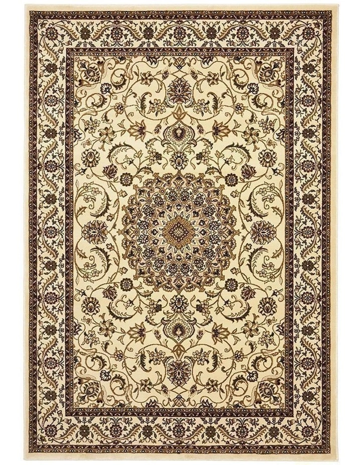 Rug Culture Sydney Collection Medallion Rug Ivory with Ivory Border 2 Rug Culture Sydney Collection Medallion Rug Ivory with Ivory Border - Image 2
