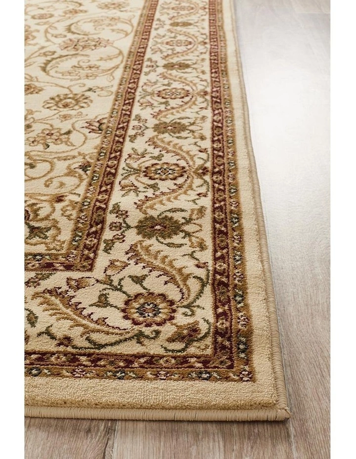 Rug Culture Sydney Collection Medallion Rug Ivory with Ivory Border 4 Rug Culture Sydney Collection Medallion Rug Ivory with Ivory Border - Image 4