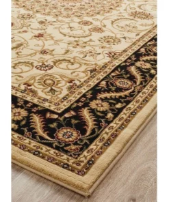 Rug Culture Sydney Collection Medallion Rug Ivory with Black Border 9 Rug Culture Sydney Collection Medallion Rug Ivory with Black Border -Home Decor Shop 797883670 3 720x928