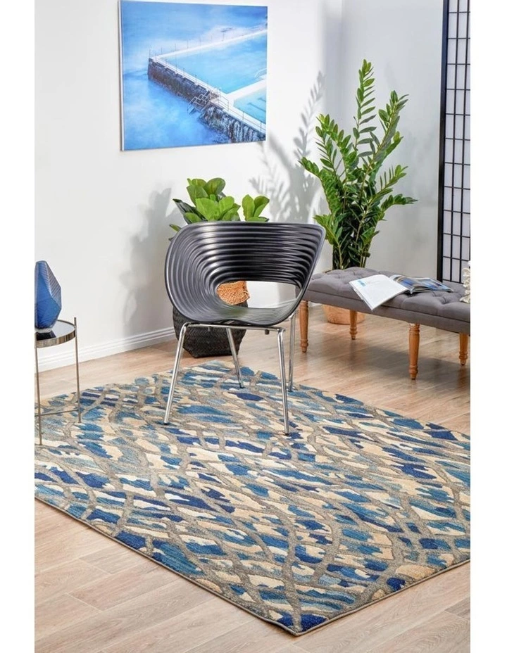 Rug Culture Dreamscape Ropes Modern Blue Rug 3 Rug Culture Dreamscape Ropes Modern Blue Rug - Image 3
