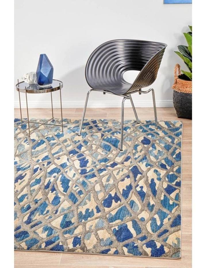 Rug Culture Dreamscape Ropes Modern Blue Rug 4 Rug Culture Dreamscape Ropes Modern Blue Rug - Image 4