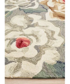 Rug Culture Copacabana Gorgeous Peony Grey Indoor Outdoor Rug -Home Decor Shop 797933260 4 720x928