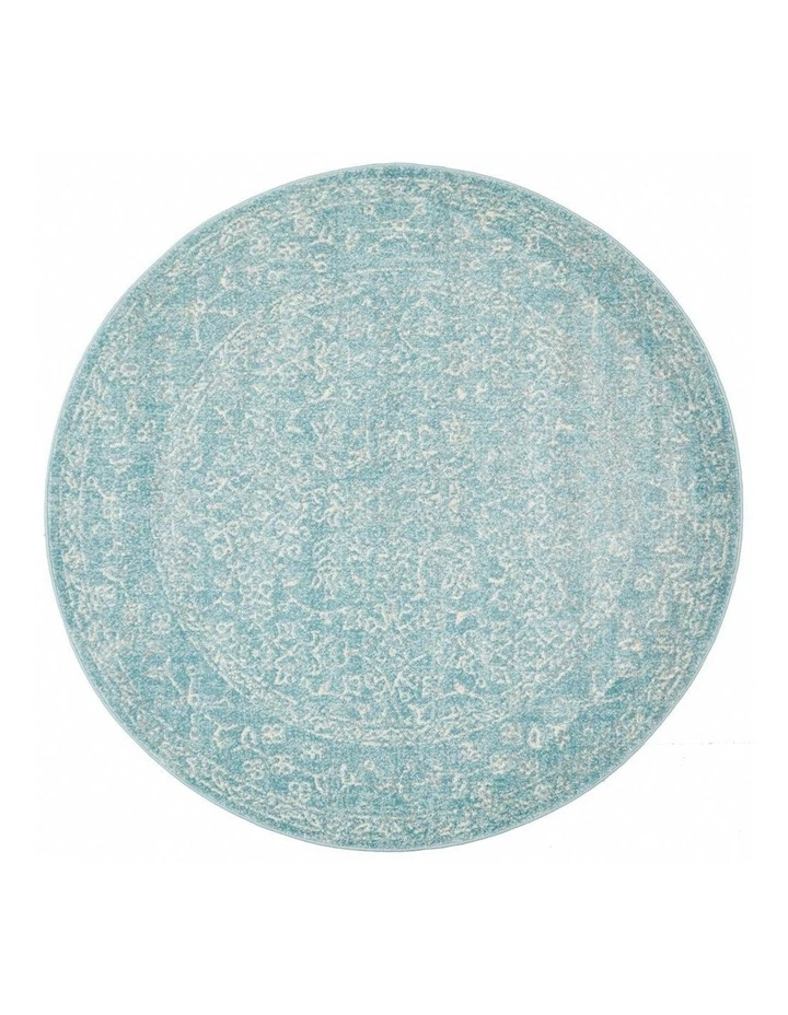 Rug Culture Evoke Depth Blue Transitional Round Rug 1 Rug Culture Evoke Depth Blue Transitional Round Rug
