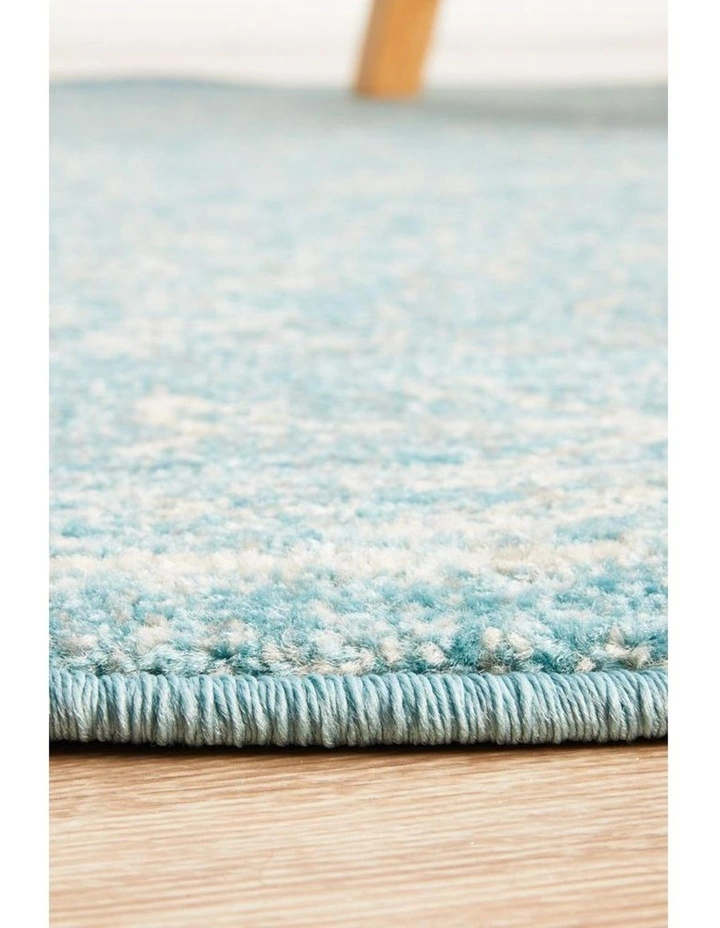 Rug Culture Evoke Depth Blue Transitional Round Rug 4 Rug Culture Evoke Depth Blue Transitional Round Rug - Image 4