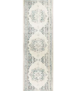 Rug Culture Century 922 White Runner Rug