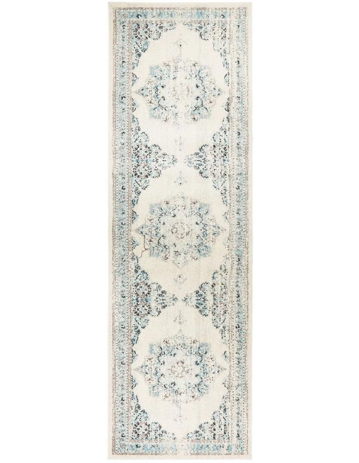 Rug Culture Century 922 White Runner Rug 1 Rug Culture Century 922 White Runner Rug