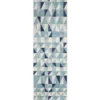 Rug Culture Mirage Illusion Modern Geo Blue Ivory Rug