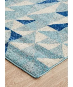 Rug Culture Mirage Illusion Modern Geo Blue Ivory Rug -Home Decor Shop 797934160 5 720x928