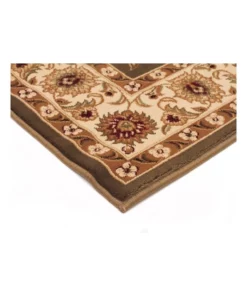Rug Culture Sydney Collection Classic Rug Green with Ivory Border -Home Decor Shop 797936680 3 720x928