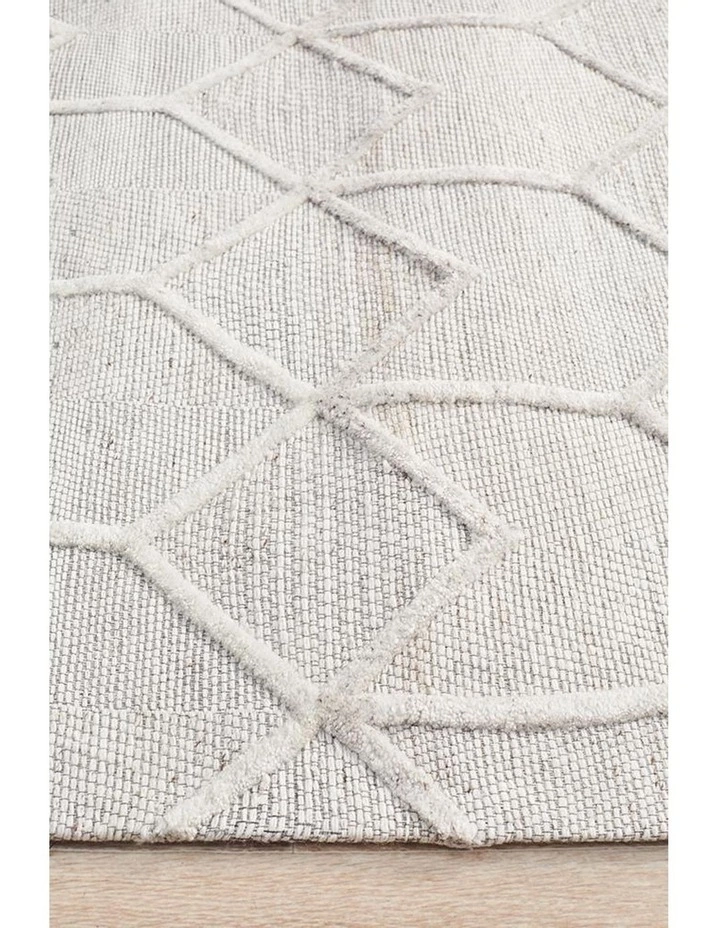 Rug Culture Visions Winter Grey Brush Modern Rug 2 Rug Culture Visions Winter Grey Brush Modern Rug - Image 2