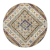 Rug Culture Babylon 203 White Round Rug