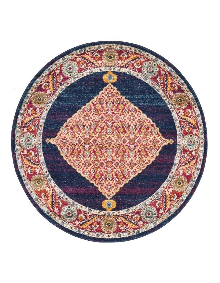 Rug Culture Century 966 Royal Blue Round Rug 1 Rug Culture Century 966 Royal Blue Round Rug