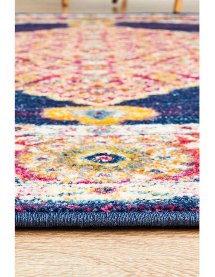 Rug Culture Century 966 Royal Blue Round Rug 3 Rug Culture Century 966 Royal Blue Round Rug - Image 3
