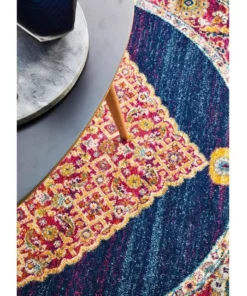 Rug Culture Century 966 Royal Blue Round Rug 9 Rug Culture Century 966 Royal Blue Round Rug -Home Decor Shop 797938300 5 720x928