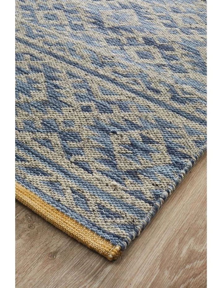 Rug Culture Relic Harvey Blue Natural Rug 2 Rug Culture Relic Harvey Blue Natural Rug - Image 2