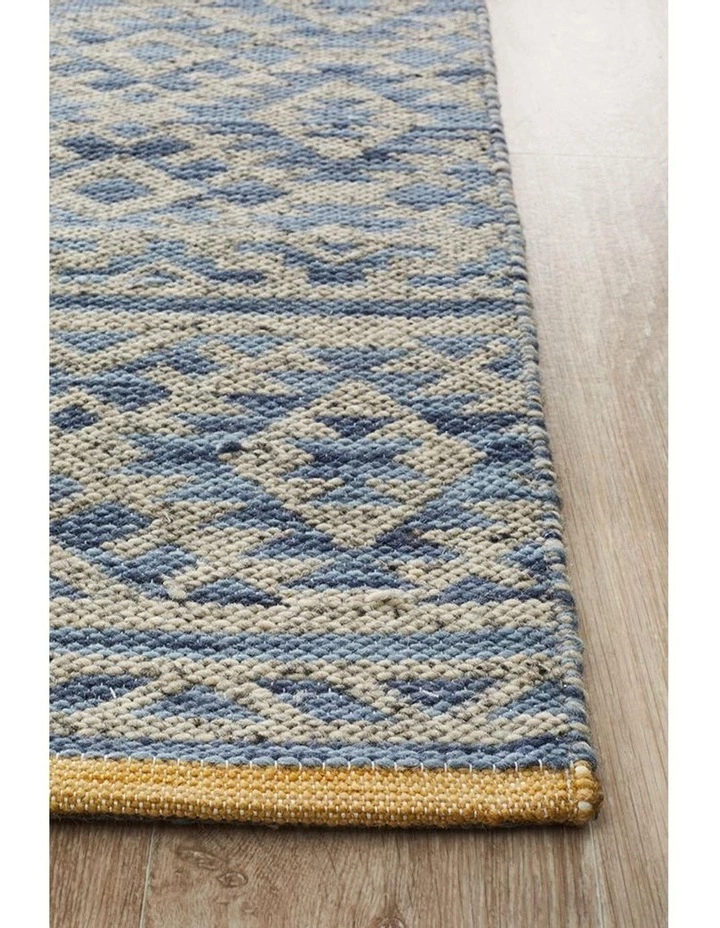 Rug Culture Relic Harvey Blue Natural Rug 3 Rug Culture Relic Harvey Blue Natural Rug - Image 3