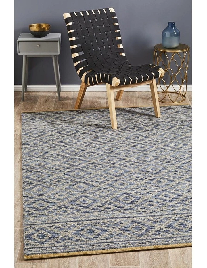 Rug Culture Relic Harvey Blue Natural Rug 7 Rug Culture Relic Harvey Blue Natural Rug - Image 7