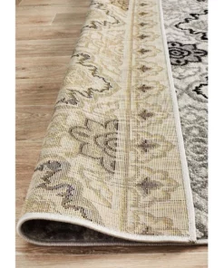 Rug Culture Norah Modern Rug Black White Silver -Home Decor Shop 797938750 5 720x928