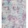 Rug Culture Skyler Abstract Rug Grey Blue Purple