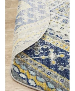 Rug Culture Babylon 203 Navy Round Rug -Home Decor Shop 798032620 6 720x928