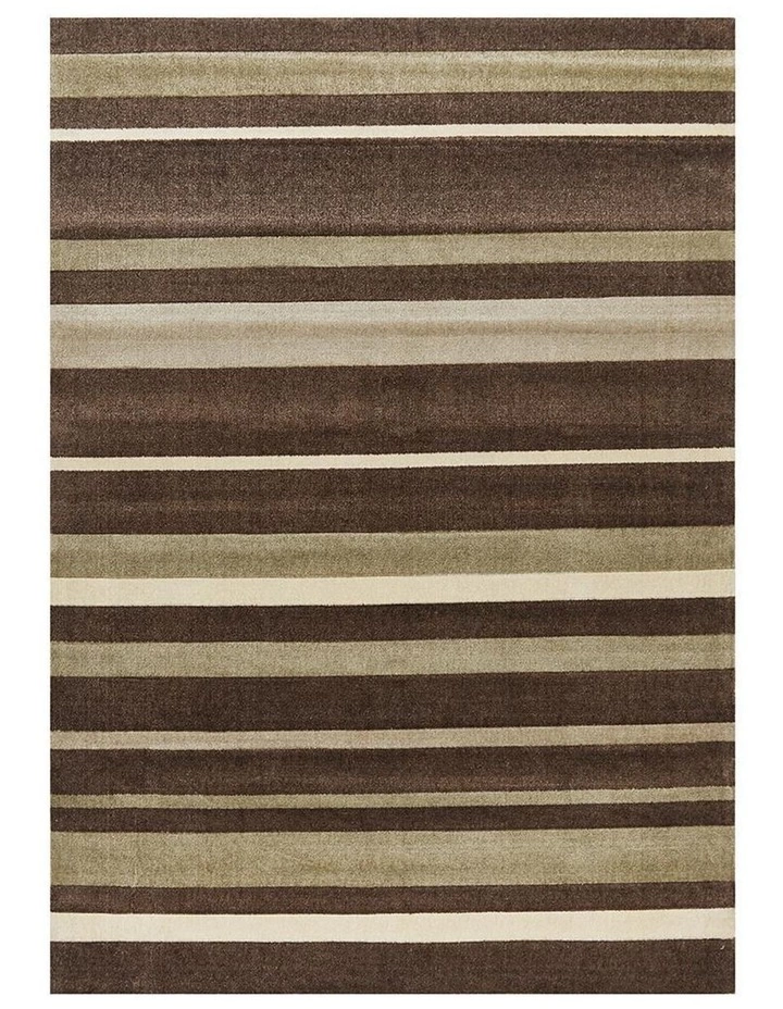Rug Culture City Stylish Stripe Rug Brown Beige 7 Rug Culture City Stylish Stripe Rug Brown Beige - Image 7