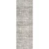 Rug Culture Mirage Ashley Abstract Modern Silver Grey Runner Rug