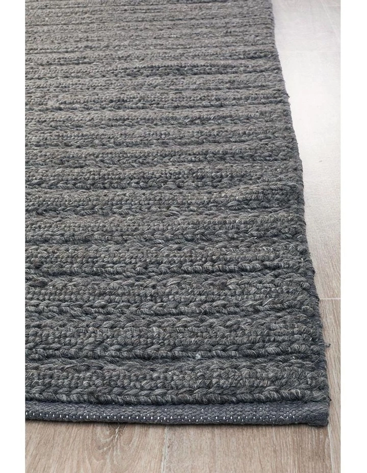 Rug Culture Harvest 801 Charcoal Rug 2 Rug Culture Harvest 801 Charcoal Rug - Image 2