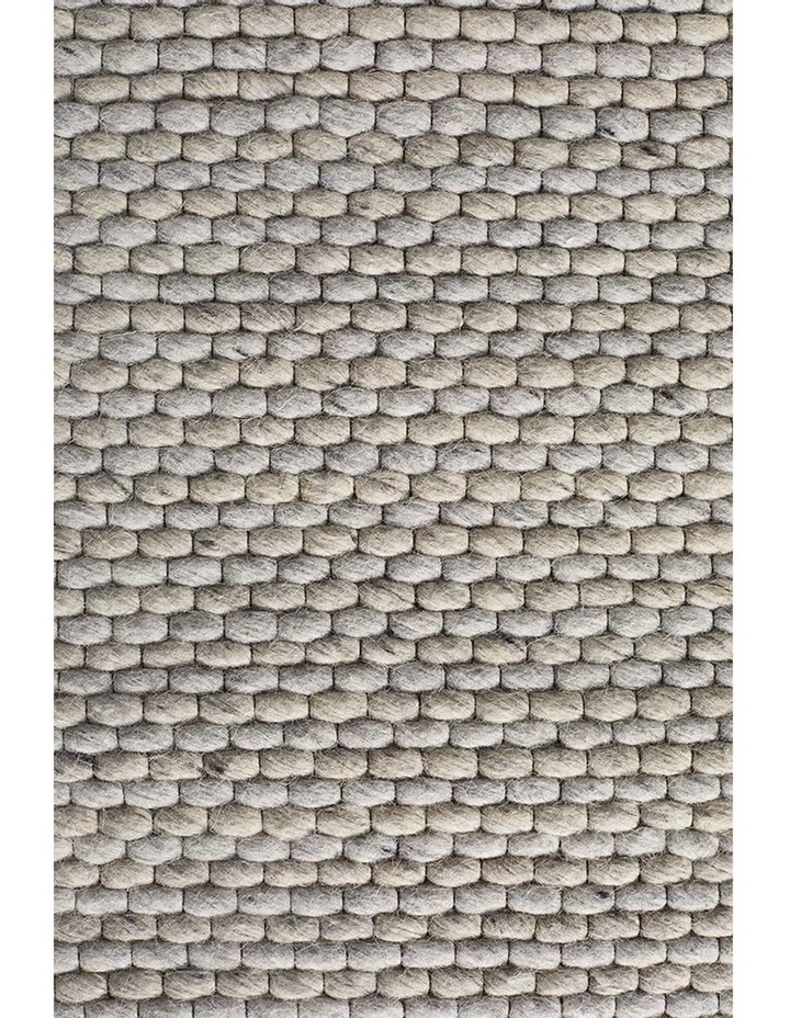 Rug Culture Studio Oskar Felted Wool Striped Rug Grey 5 Rug Culture Studio Oskar Felted Wool Striped Rug Grey - Image 5