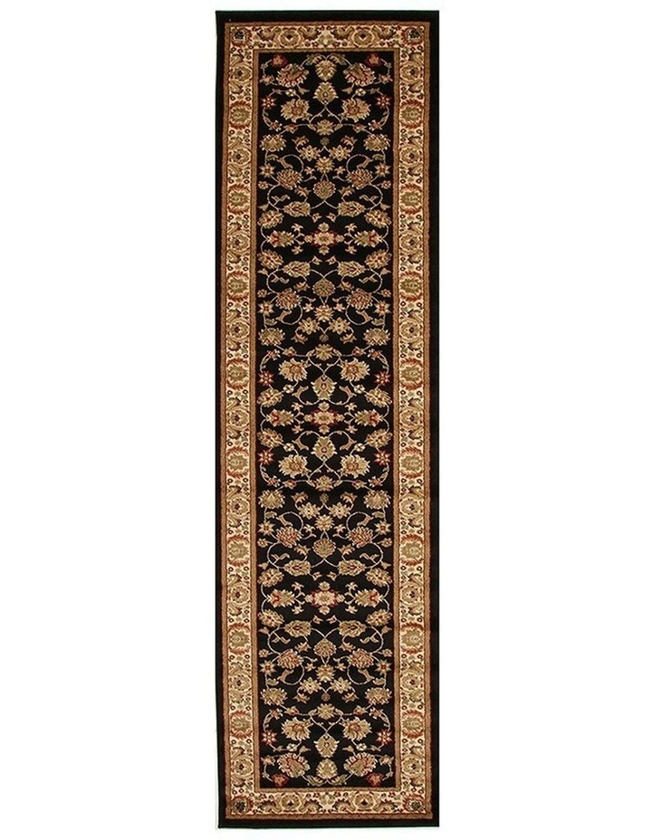 Rug Culture Istanbul Collection Traditional Floral Pattern Black Rug 1 Rug Culture Istanbul Collection Traditional Floral Pattern Black Rug
