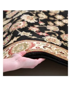 Rug Culture Istanbul Collection Traditional Floral Pattern Black Rug 8 Rug Culture Istanbul Collection Traditional Floral Pattern Black Rug -Home Decor Shop 798039910 4 720x928