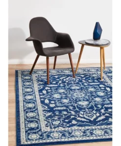 Rug Culture Evoke Release Navy Transitional Rug