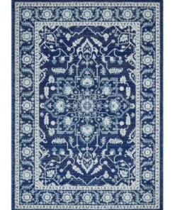 Rug Culture Evoke Release Navy Transitional Rug -Home Decor Shop 798040000 5 720x928
