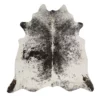 Rug Culture Exquisite Natural Cow Hide Salt & Pepper Black