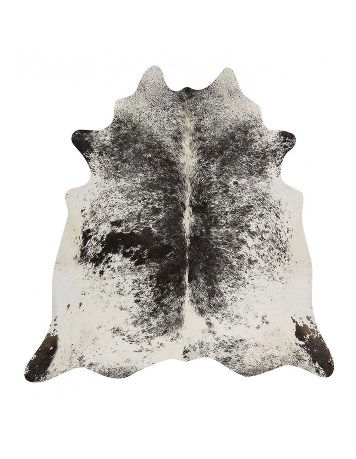 Rug Culture Exquisite Natural Cow Hide Salt & Pepper Black 1 Rug Culture Exquisite Natural Cow Hide Salt & Pepper Black