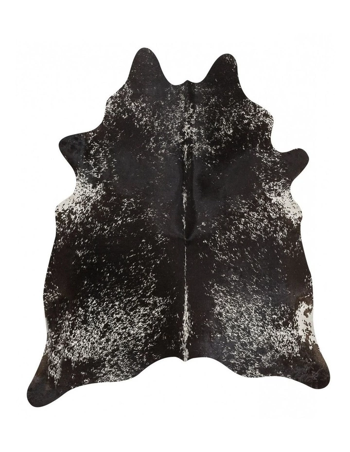 Rug Culture Exquisite Natural Cow Hide Salt & Pepper Black 2 Rug Culture Exquisite Natural Cow Hide Salt & Pepper Black - Image 2