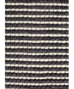 Rug Culture Studio Oskar Felted Wool Striped Rug Black White -Home Decor Shop 798042340 5 720x928