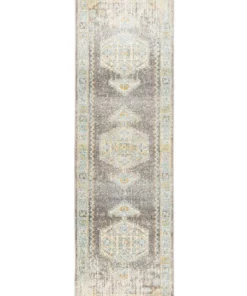 Rug Culture Century 944 Grey Runner Rug