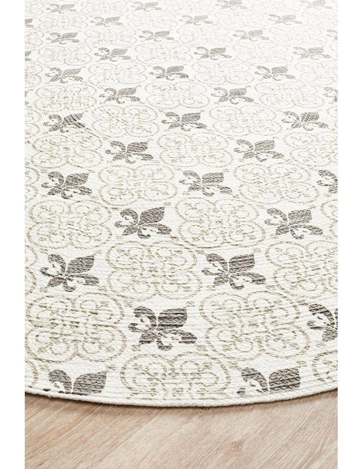 Rug Culture Lunar 421 Printed Silver 2 Rug Culture Lunar 421 Printed Silver - Image 2