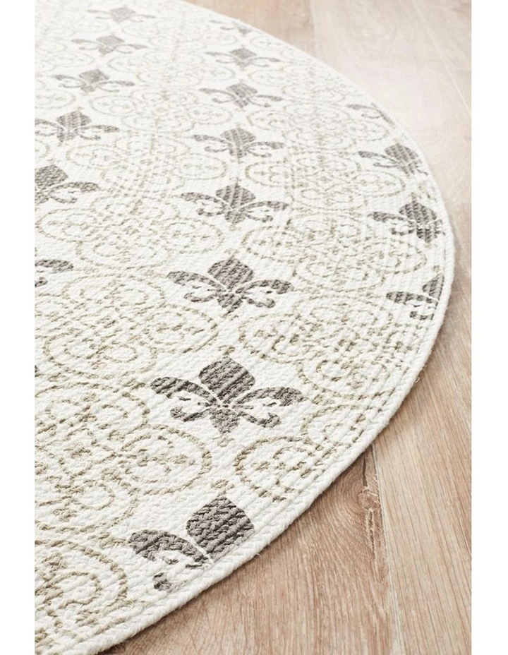 Rug Culture Lunar 421 Printed Silver 3 Rug Culture Lunar 421 Printed Silver - Image 3