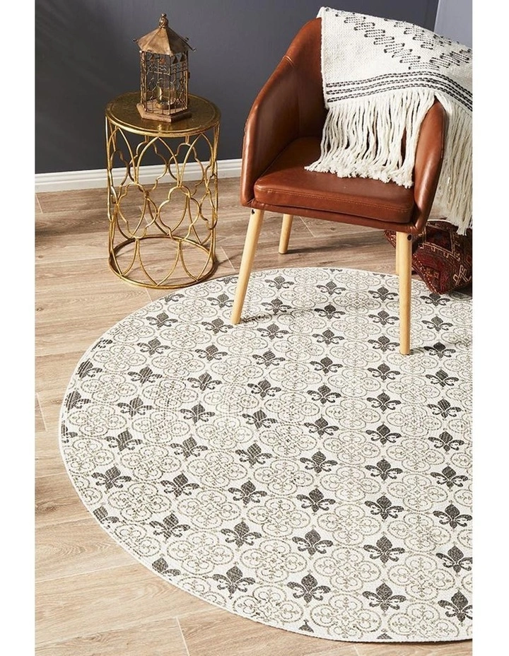 Rug Culture Lunar 421 Printed Silver 6 Rug Culture Lunar 421 Printed Silver - Image 6