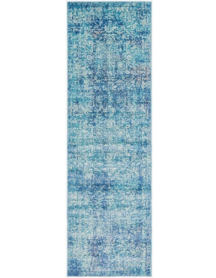 Rug Culture Evoke Muse Blue Transitional Runner Rug 1 Rug Culture Evoke Muse Blue Transitional Runner Rug