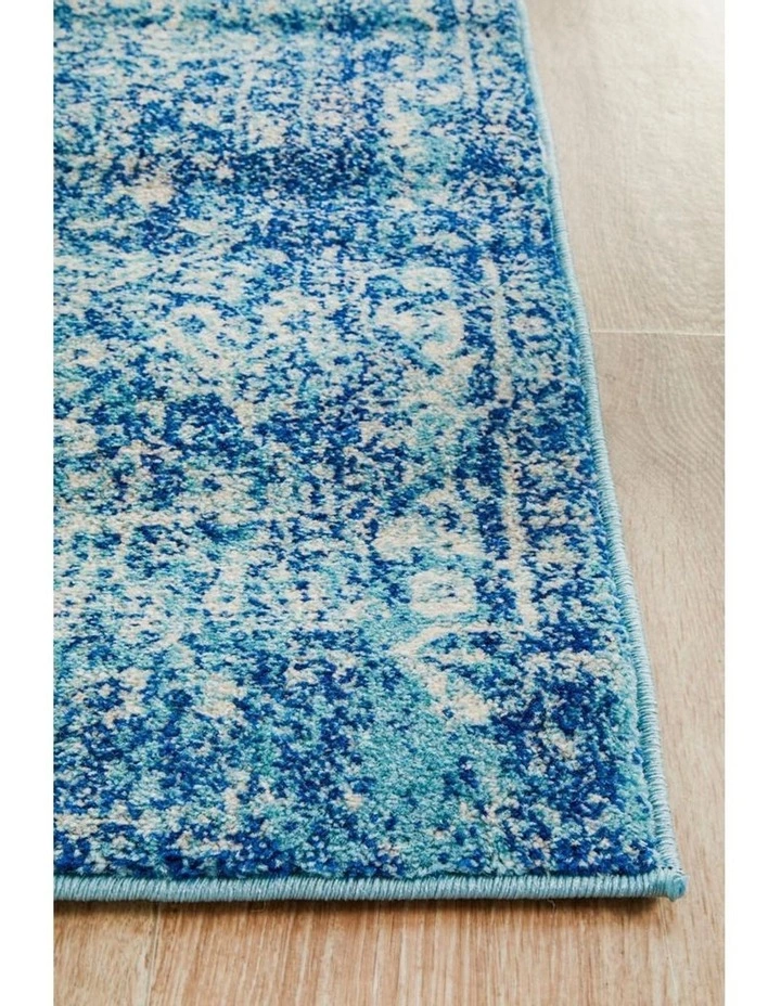 Rug Culture Evoke Muse Blue Transitional Runner Rug 3 Rug Culture Evoke Muse Blue Transitional Runner Rug - Image 3