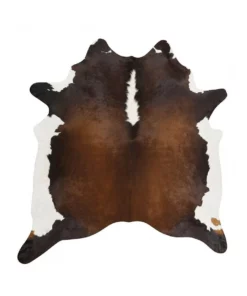 Rug Culture Exquisite Natural Cow Hide Chocolate