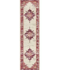 Rug Culture Babylon 211 Pink Runner Rug