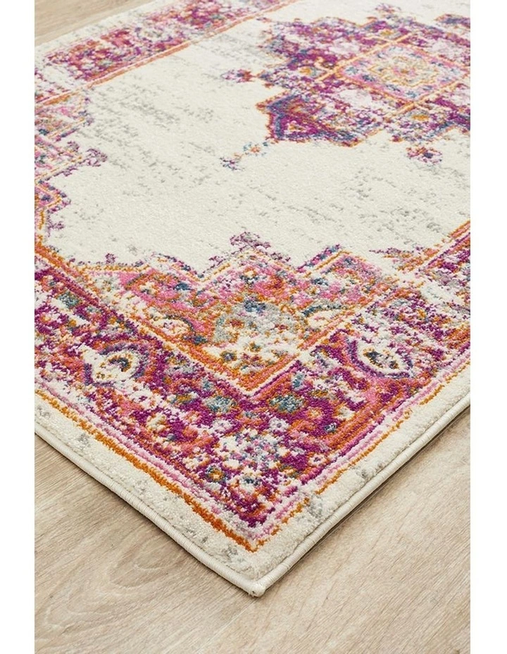 Rug Culture Babylon 211 Pink Runner Rug 2 Rug Culture Babylon 211 Pink Runner Rug - Image 2