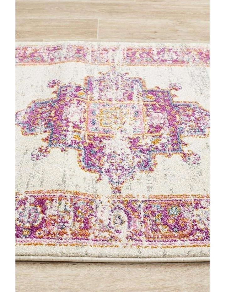 Rug Culture Babylon 211 Pink Runner Rug 4 Rug Culture Babylon 211 Pink Runner Rug - Image 4
